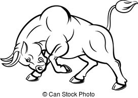 Bull clipart charge. Charging drawing image group