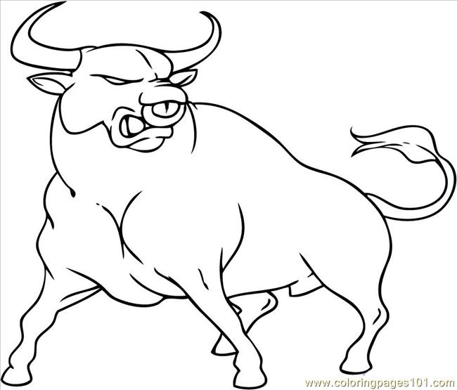bull clipart drawing