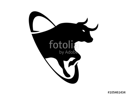 bull clipart emblem