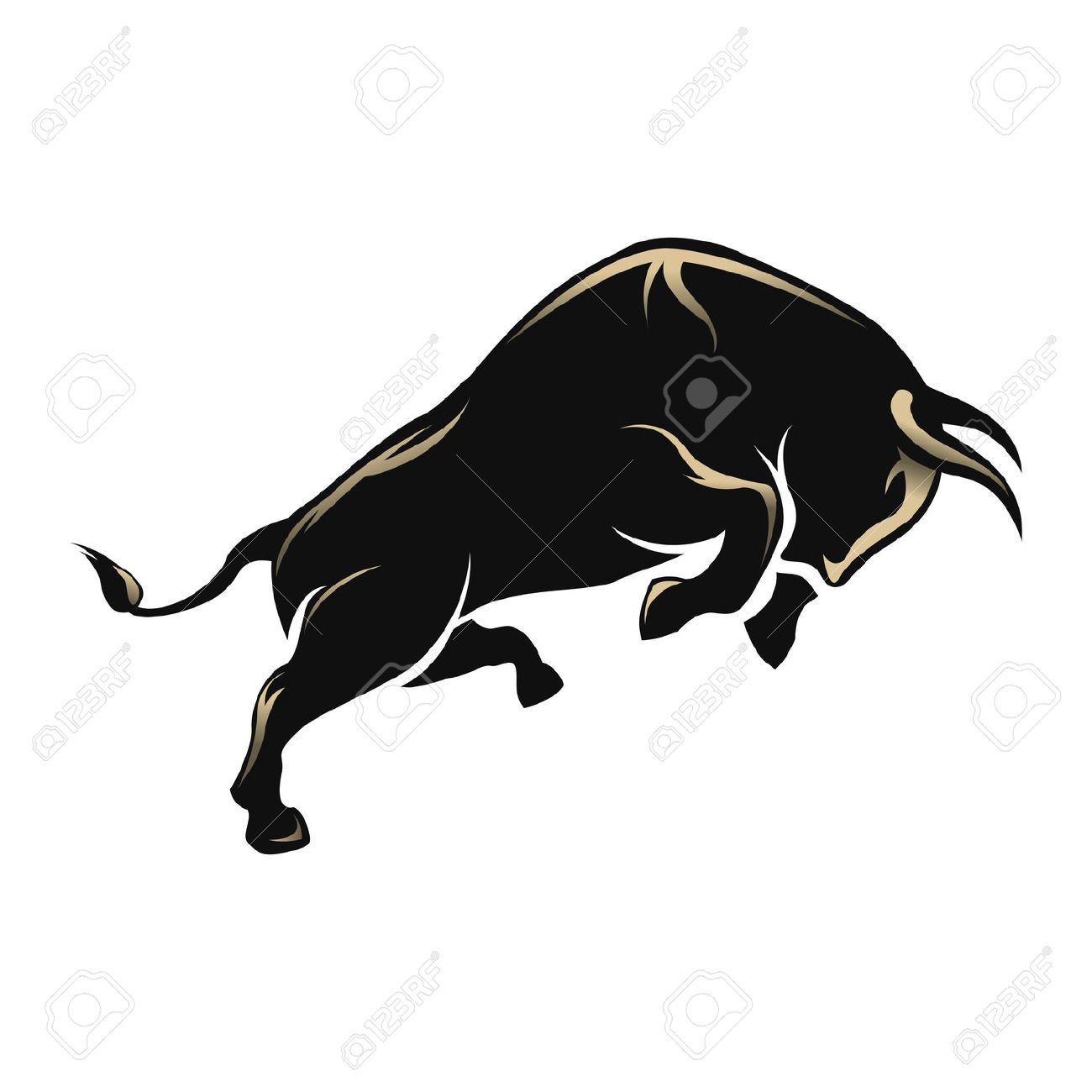 bull clipart illustration