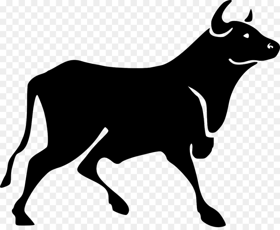 bull clipart line