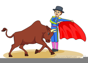 bull clipart matador
