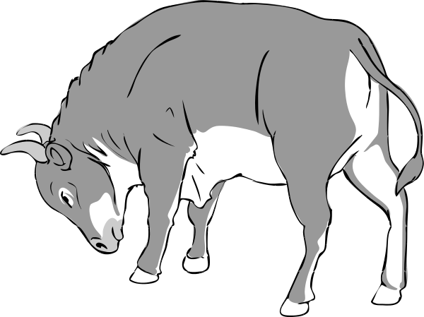 bull clipart public domain