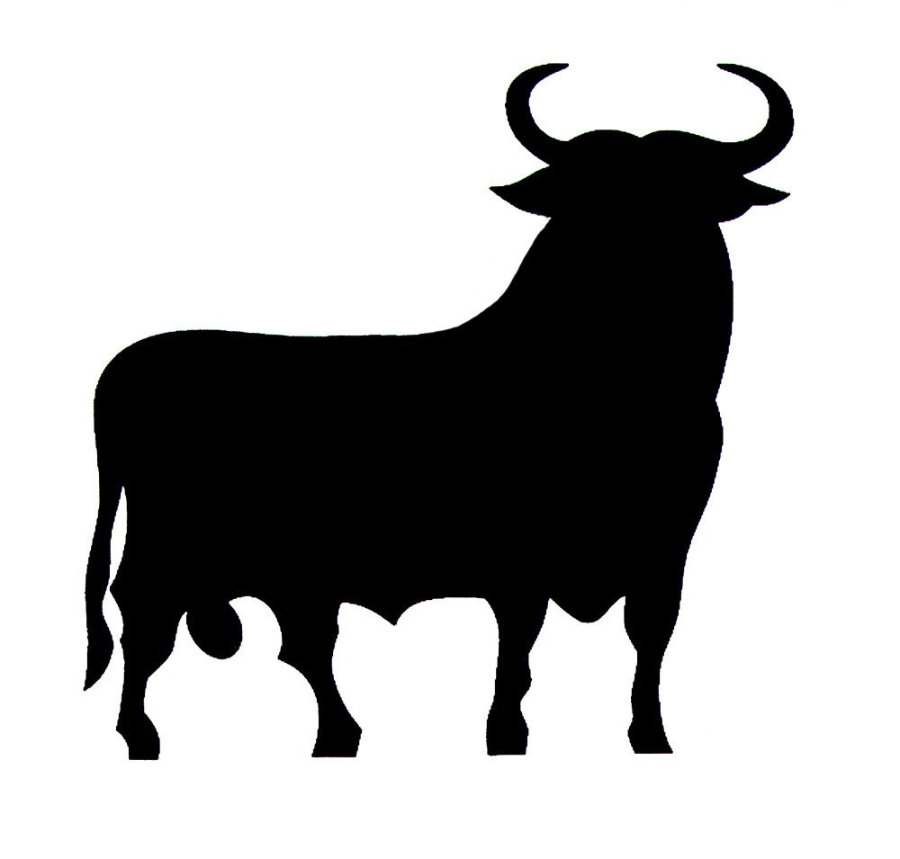 bull clipart silhouette