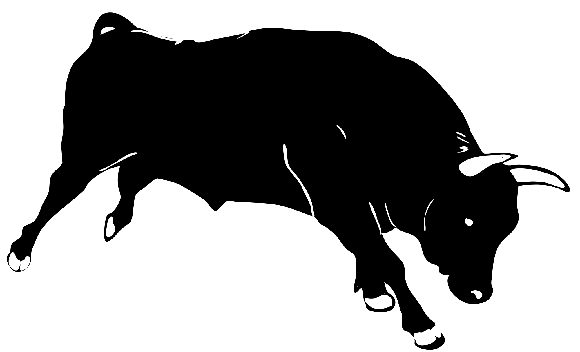 longhorn clipart silhouette