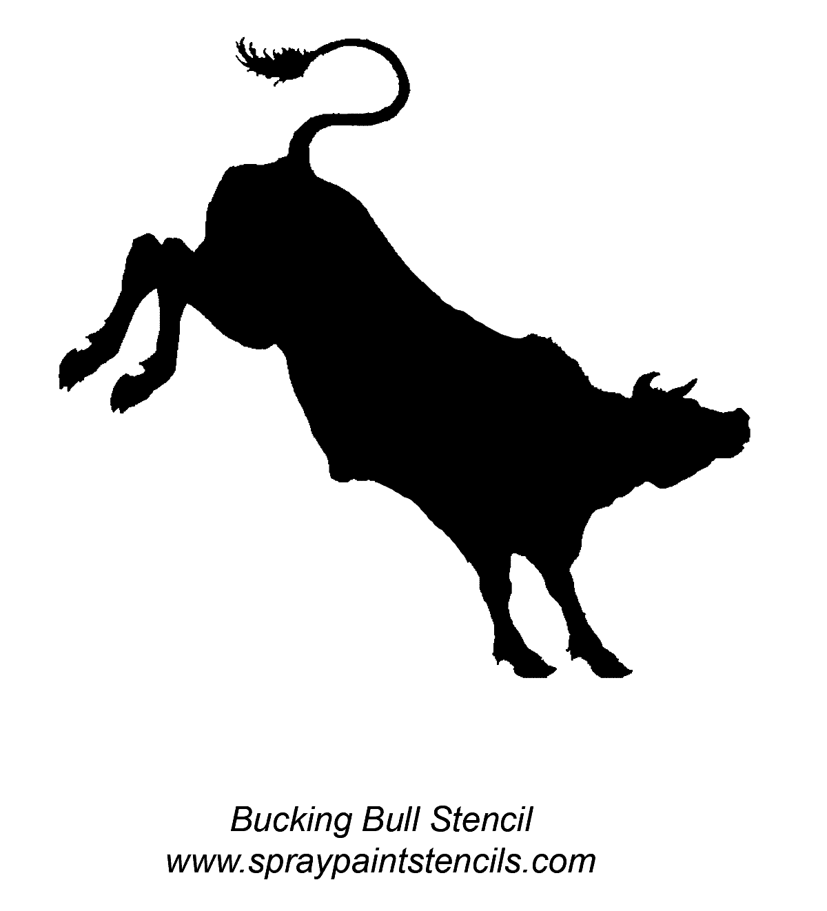 For bulls head google. Bull clipart stencil