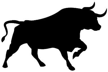 Bull clipart stencil. Silhouette google search el