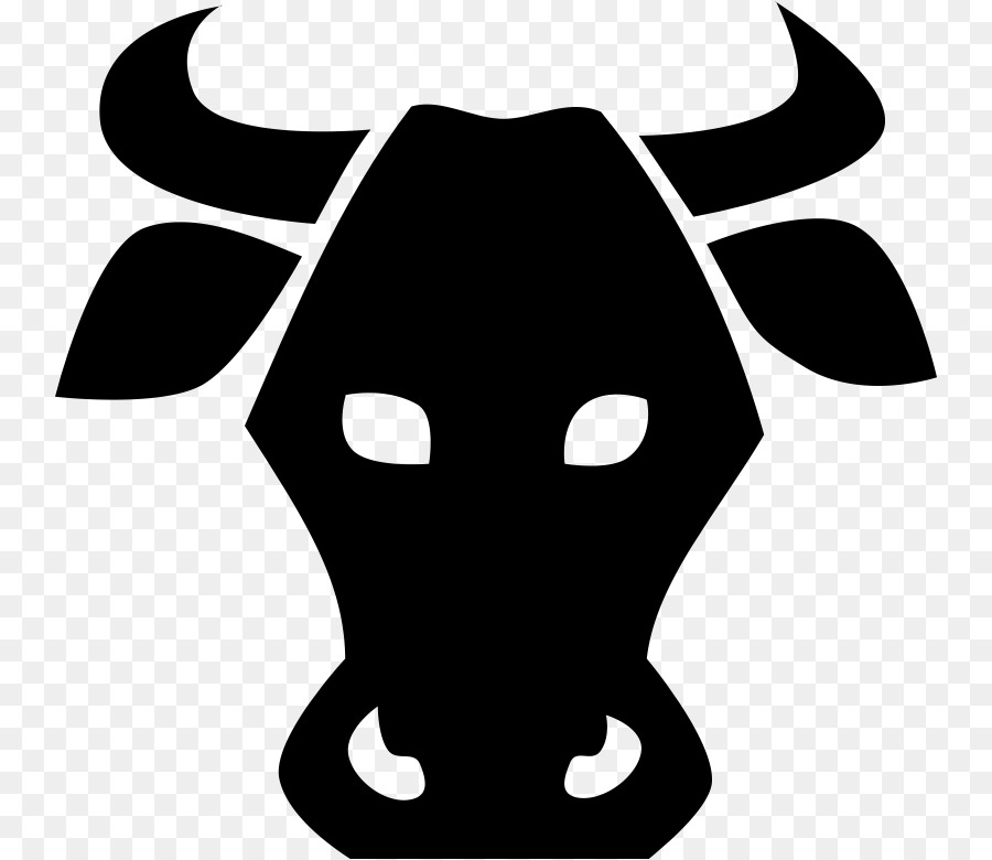 Limousin cattle clip art. Bull clipart stencil