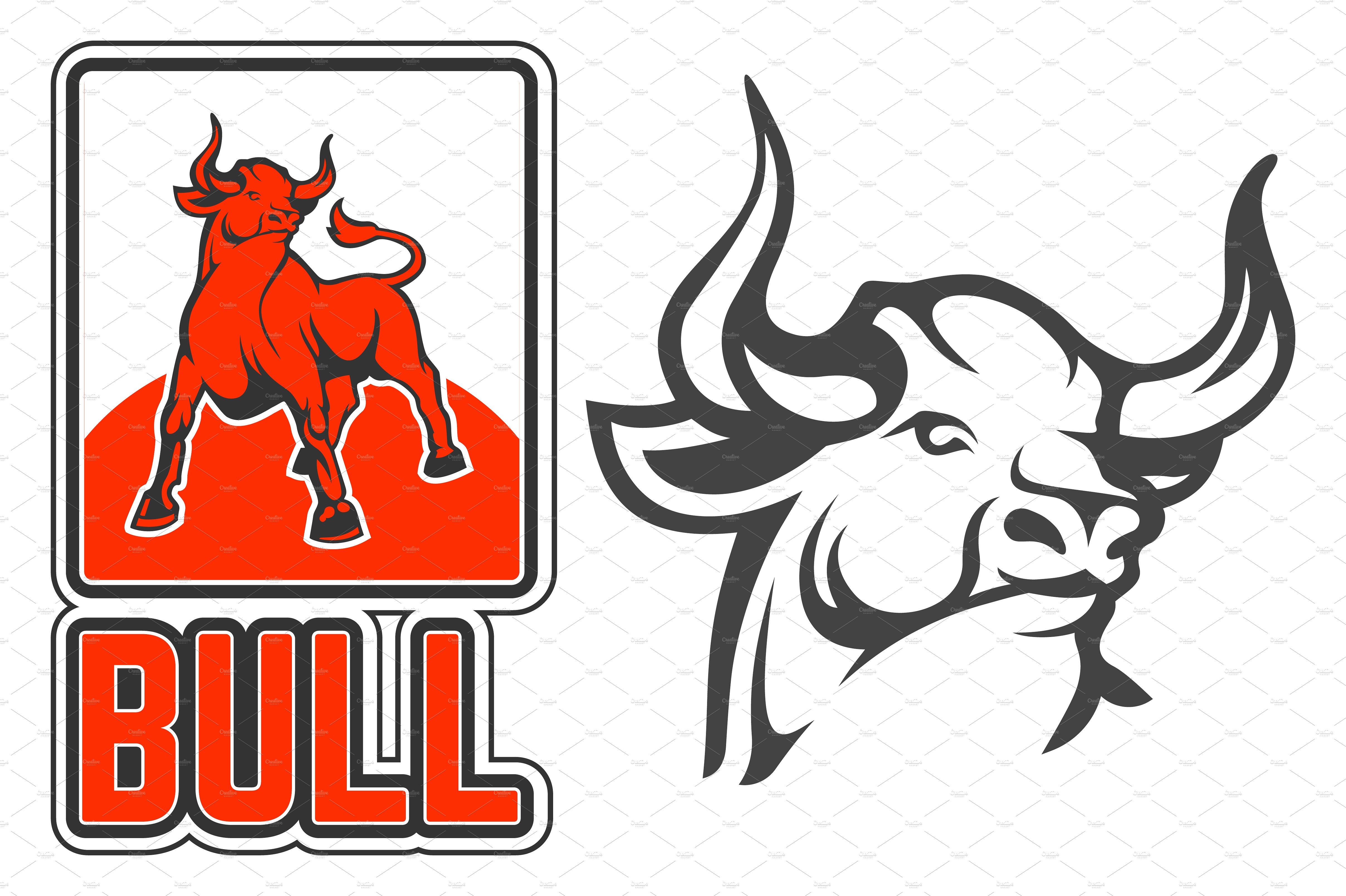 bull clipart symbol