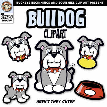 Clip art worksheets teachers. Bulldog clipart cute