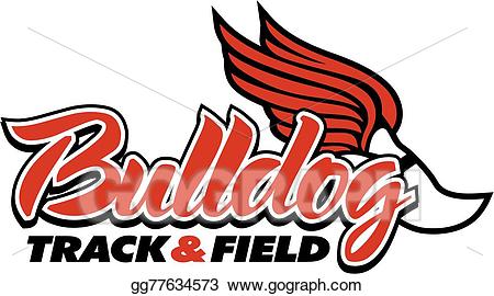 bulldog clipart field