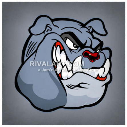 Bulldog clipart field. On rivalart com 