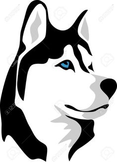 Bulldog clipart husky. Huskies hockey concept concepts
