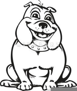 Bulldog clipart line. Free mascot images at