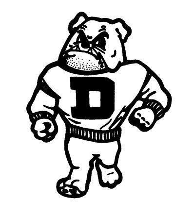 Bulldog clipart vintage. Drake mascots mascot 