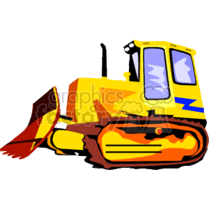 bulldozer clipart bull dozer
