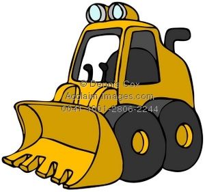 bulldozer clipart car