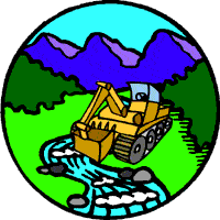 Bulldozer clipart dredge. Water quality image of