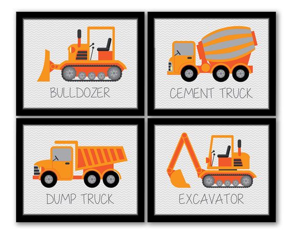 Bulldozer clipart dump truck. Instant download construction art