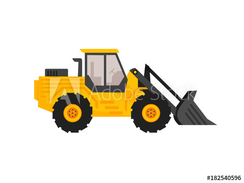 bulldozer clipart front loader