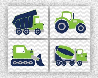 bulldozer clipart green