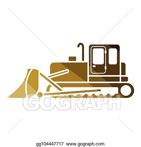 bulldozer clipart icon