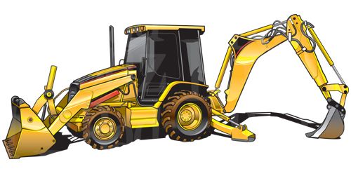 bulldozer clipart loader