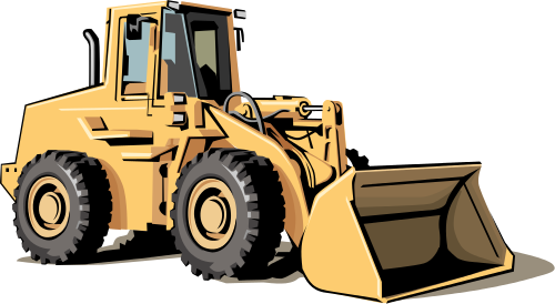 Bulldozer clipart loader. Heavy equipment group free