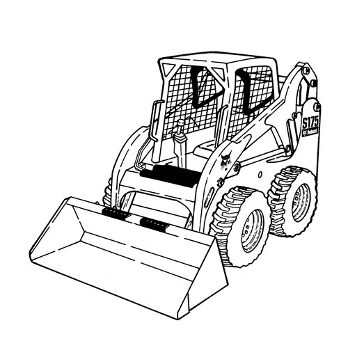 Free skid cliparts download. Bulldozer clipart loader