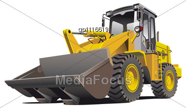 bulldozer clipart loader