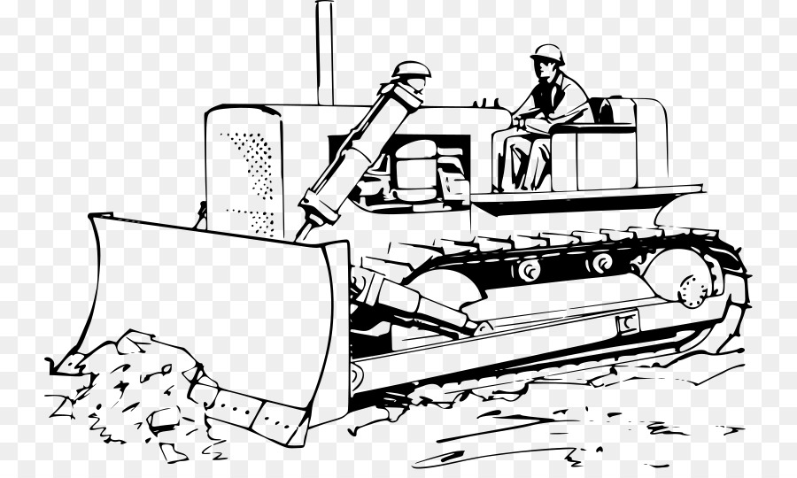 bulldozer clipart machinery