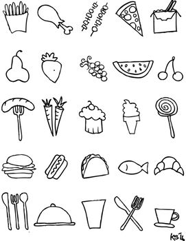 Bullet clipart black and white. Free food ontwerp pinterest