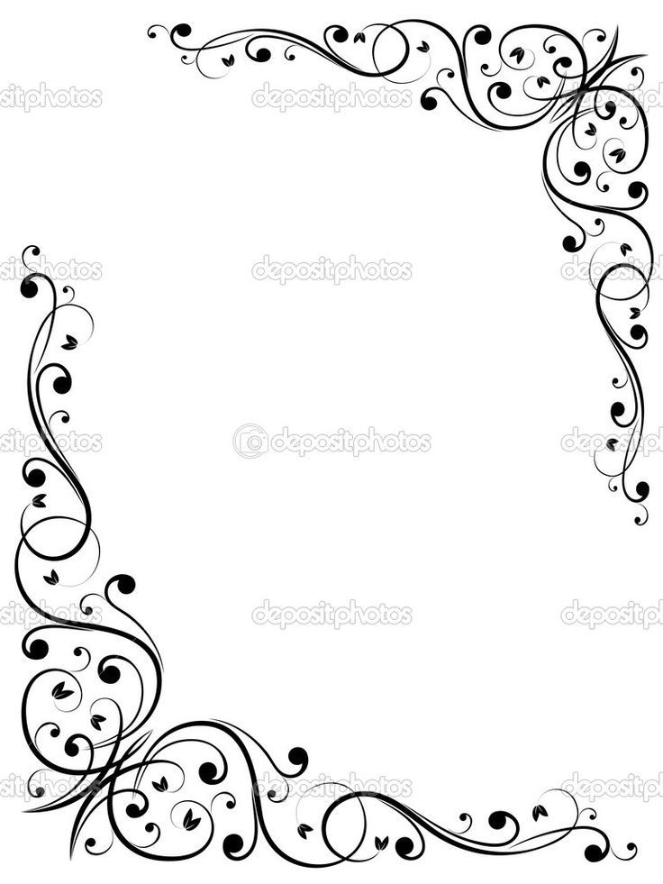 Free borders and frames. Bullet clipart fancy
