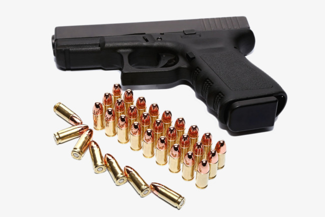 Black bullets firearms shot. Bullet clipart pistol bullet