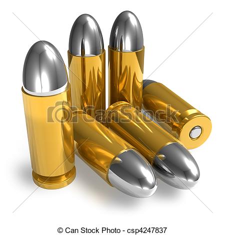 Bullet clipart pistol bullet.  bullets clipartlook