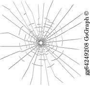 Bullet clipart single. Vector illustration holes in