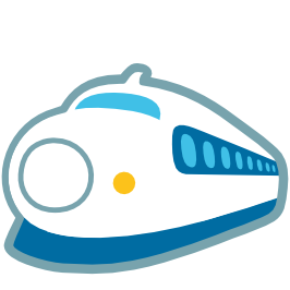 Bullet clipart speed. Emoji android high train