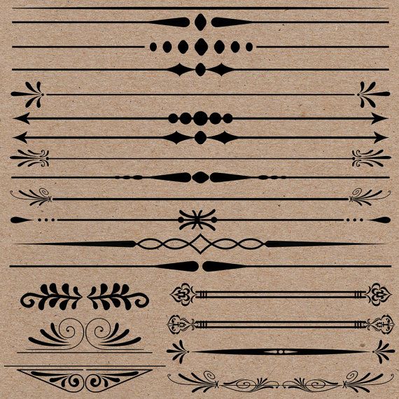 Chalkboard page dividers by. Bullet clipart text