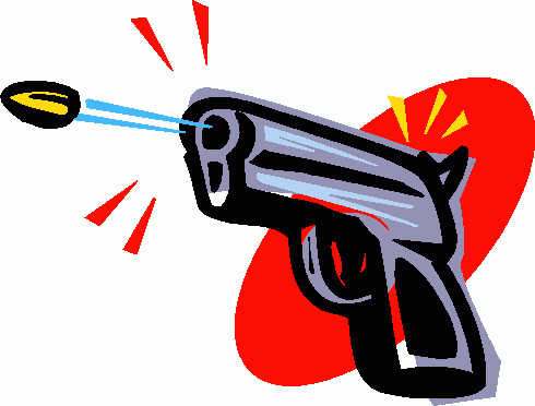 clipart gun gun shooting