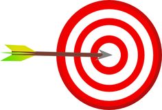 bullseye clipart bow target arrow