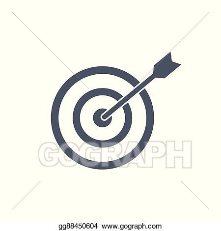 Bullseye clipart perfection. Vector art dart in