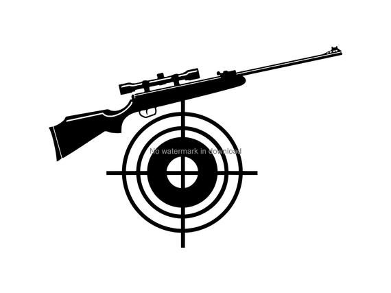 Svg gun clip art. Bullseye clipart practice target