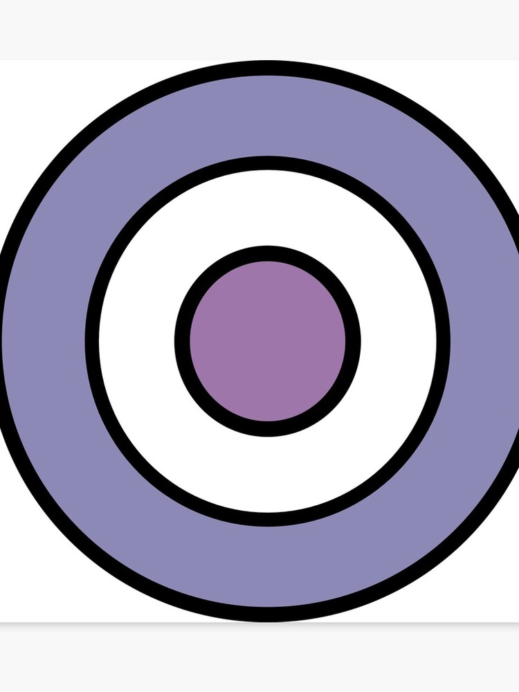 bullseye clipart purple