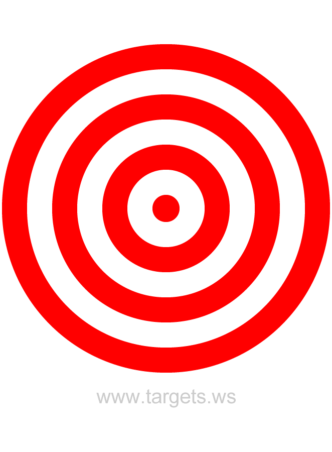 bullseye clipart simple