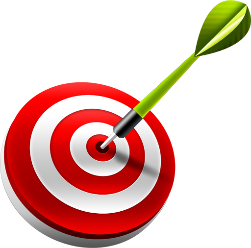 Dart by graphicsfuel icon. Bullseye clipart symbol target