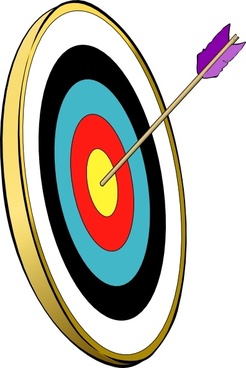 bullseye clipart vector