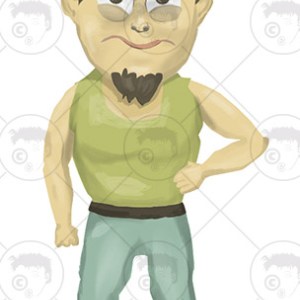 bully clipart angry