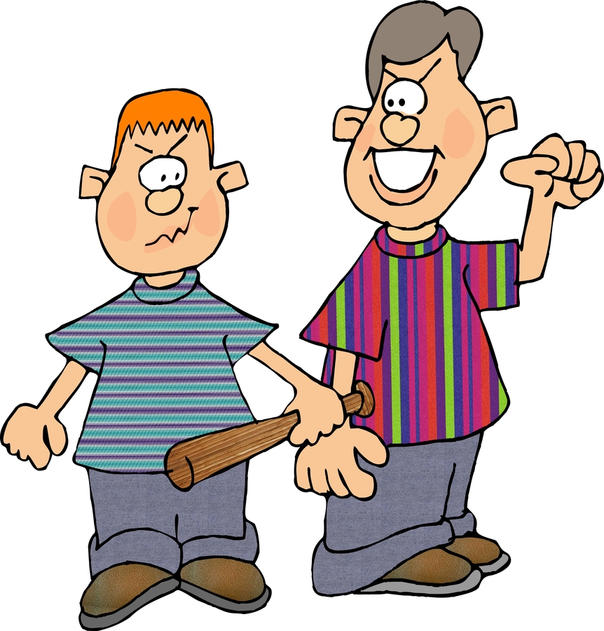 Bully clipart bad kid. Cartoon pictures of bullies