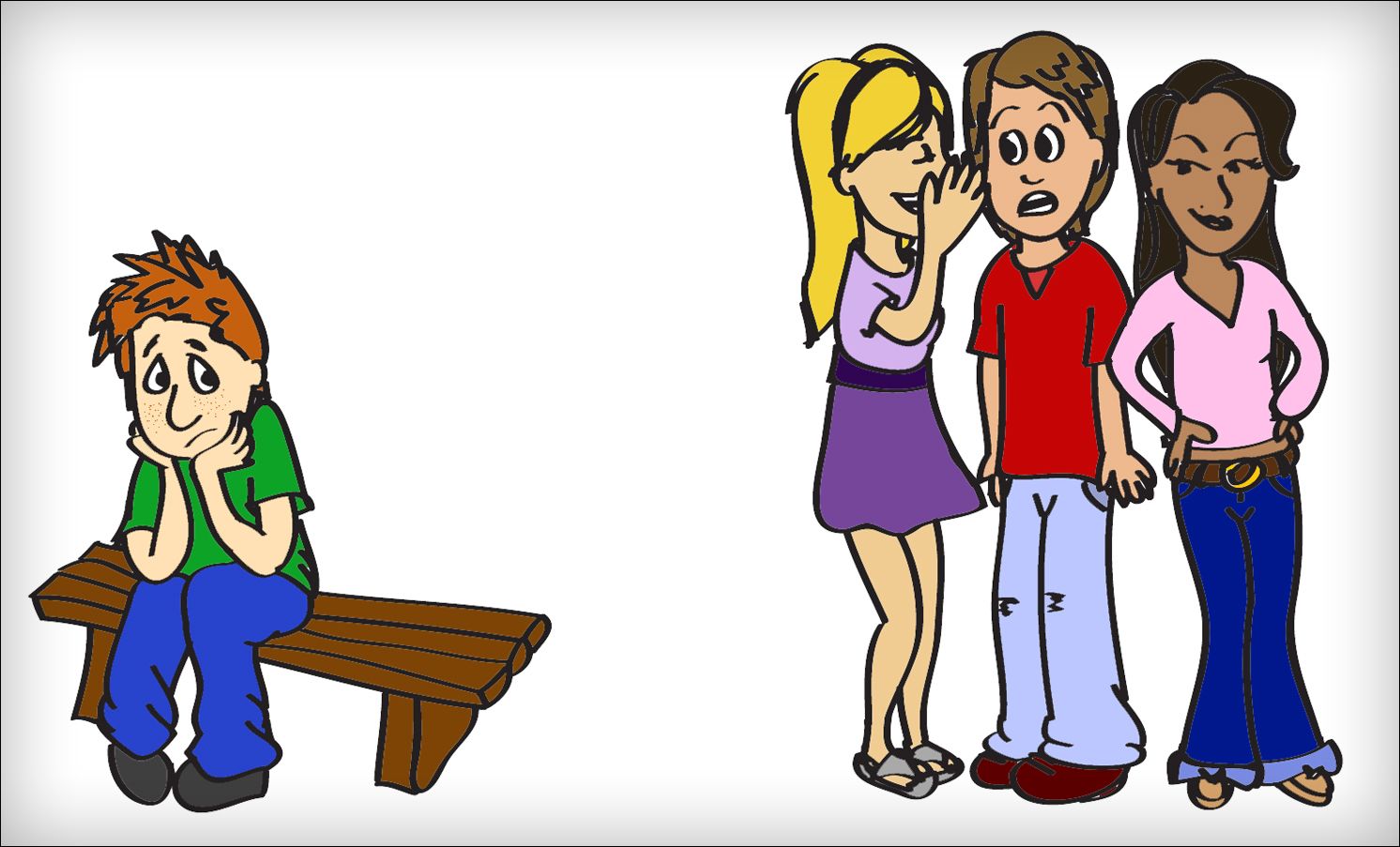 Bullying clipart exclusion. 