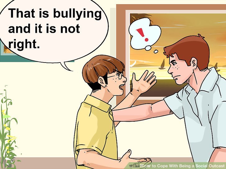 bullying clipart outcast